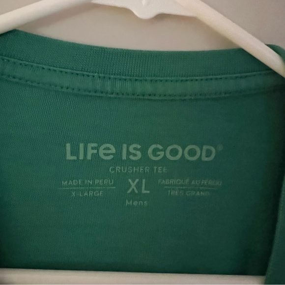 Life is good mens short sleeve Crewneck tee shirt | size Extra Large - Picture 10 of 10